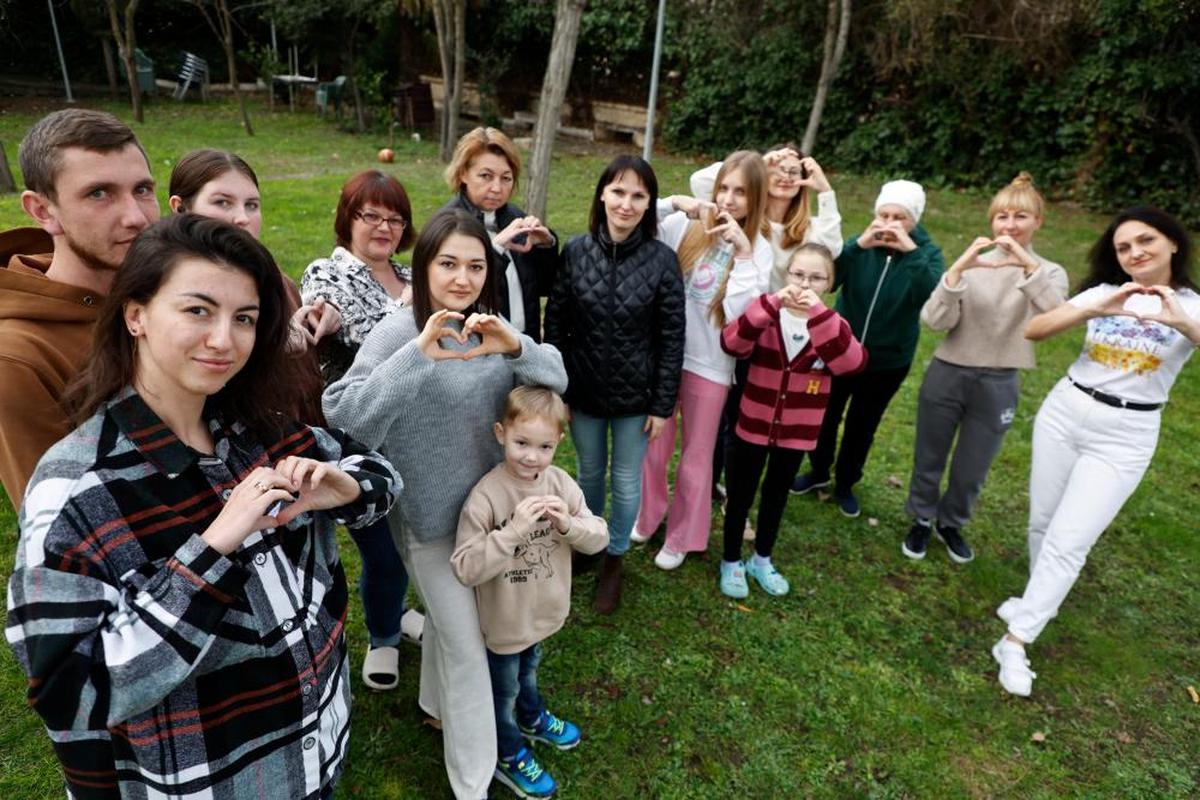 Las refugiadas ucranianas que conviven en el refugio de Proyecto Hombre