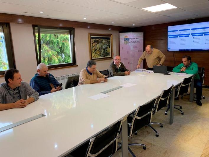 Mesa del ovino en una pasada jornada.