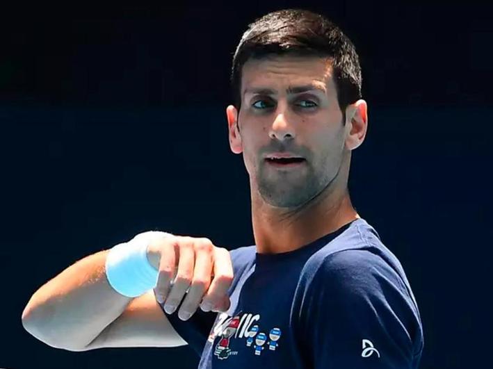 El tenista serbio Novak Djokovic