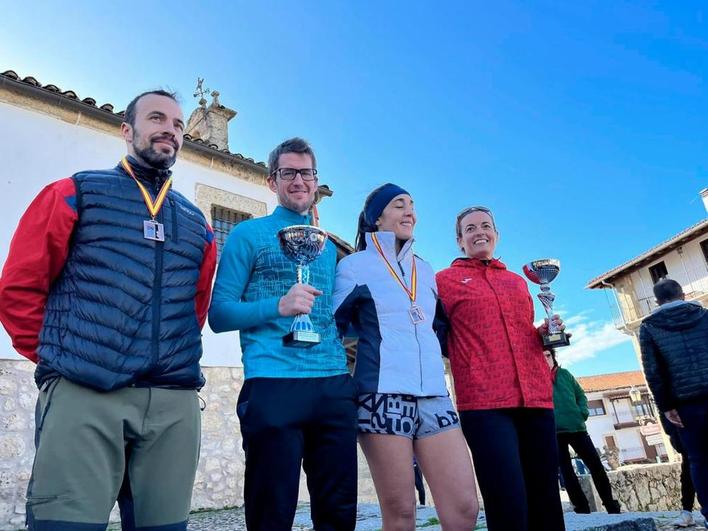 Entrega de premios de la San Silvestre de Candelario.