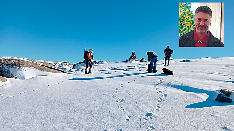 Labores de búsqueda de Juan Antonio Martínez en la sierra de Béjar y Candelario.