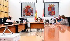 La Junta de Castilla y León en medio de una reunión sobre formación