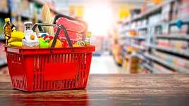 Una cesta de la compra