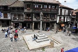 La Plaza Mayor de La Alberca.