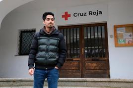 Nabil, en el Centro de Formación de Cruz Roja Salamanca