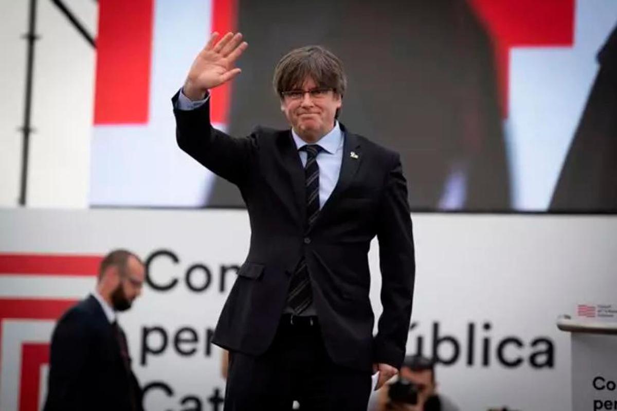 El expresidente de la Generalitat de Cataluña Carles Puigdemont