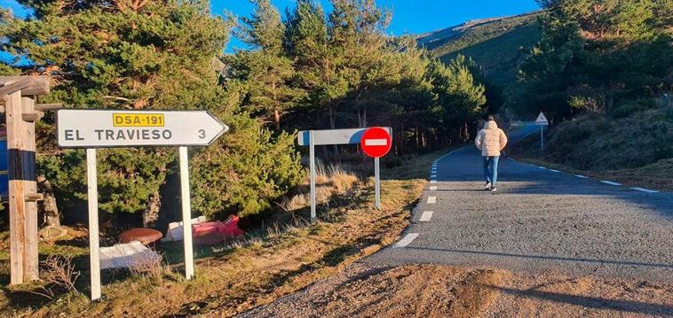 Malestar porque la subida a El Travieso esté cortada aunque no esté nevada