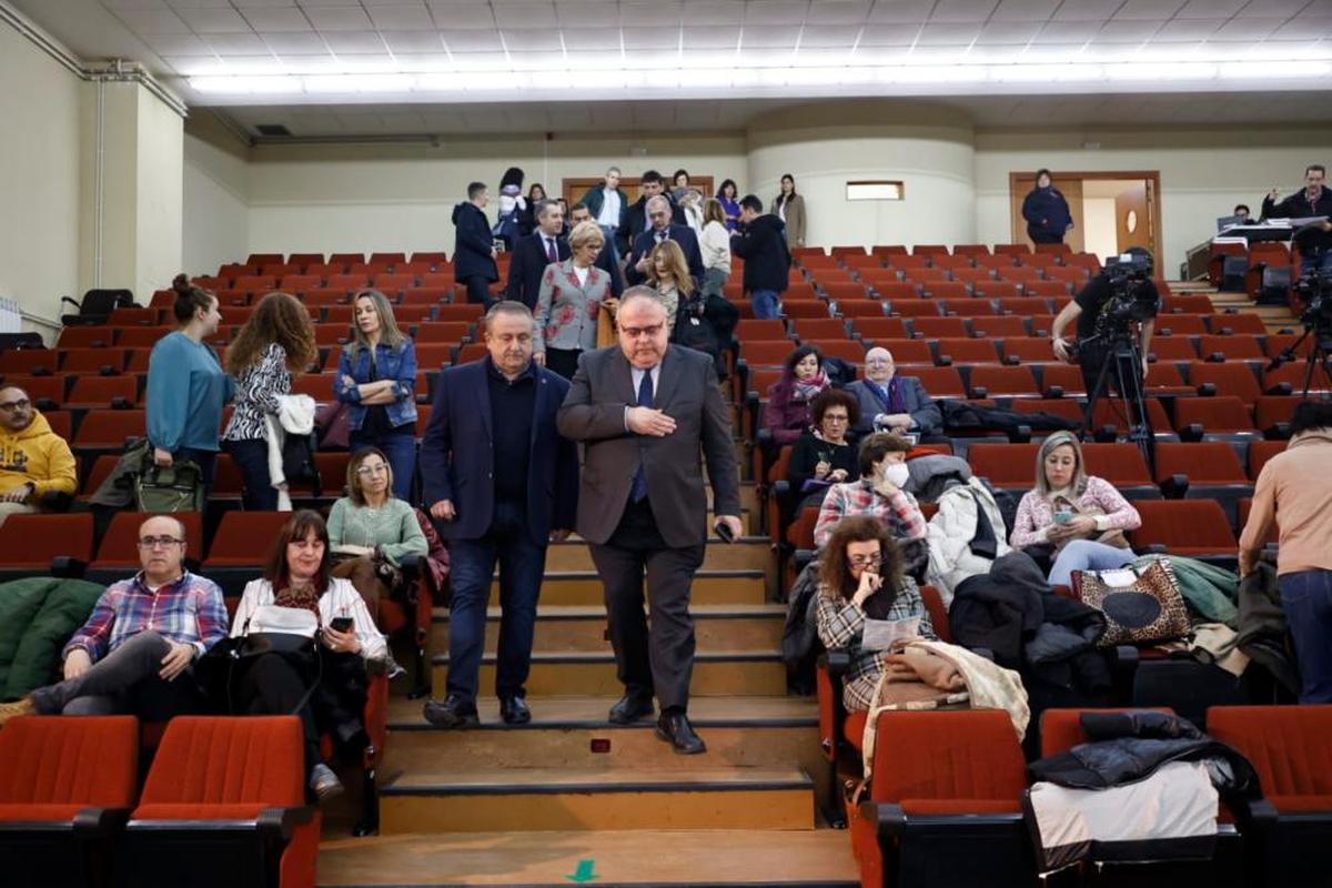 Alejandro Vázquez, a su llegada a la Facultad de Medicina de Salamanca.