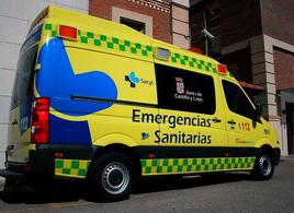 Una ambulancia de Castilla y León