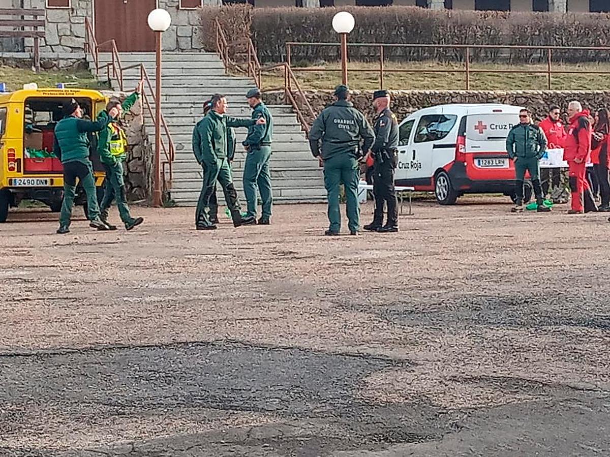 Imagen de una de las jornadas de búsqueda del montañero.