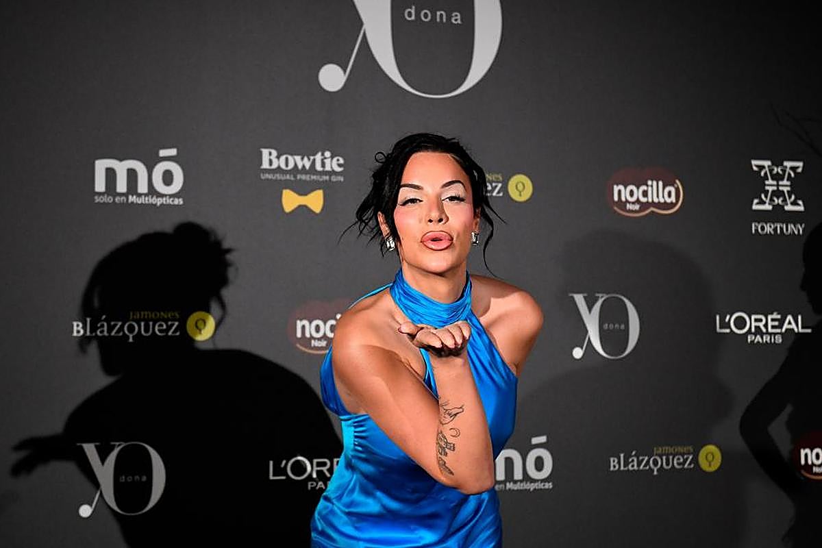 La actriz Jedet, durante la fiesta de la revista ‘Yo Dona’.