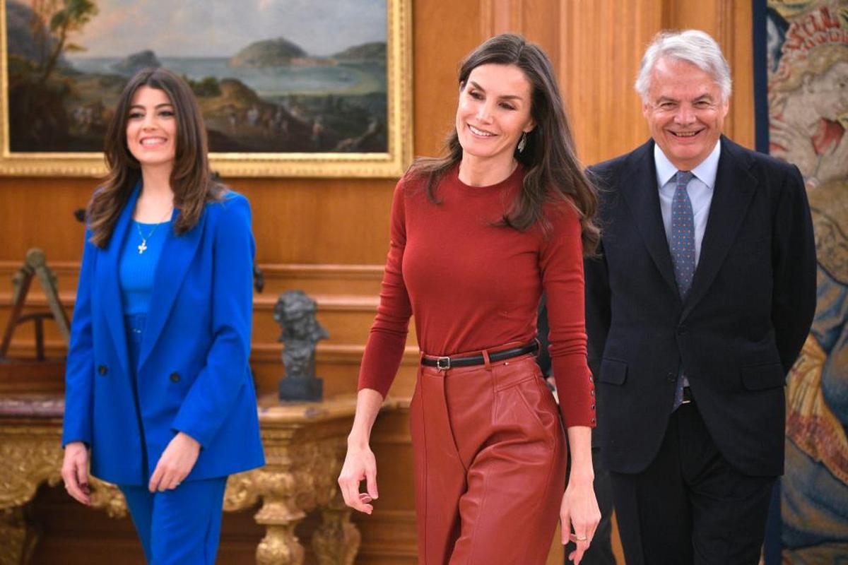 La reina Letizia, este miércoles.