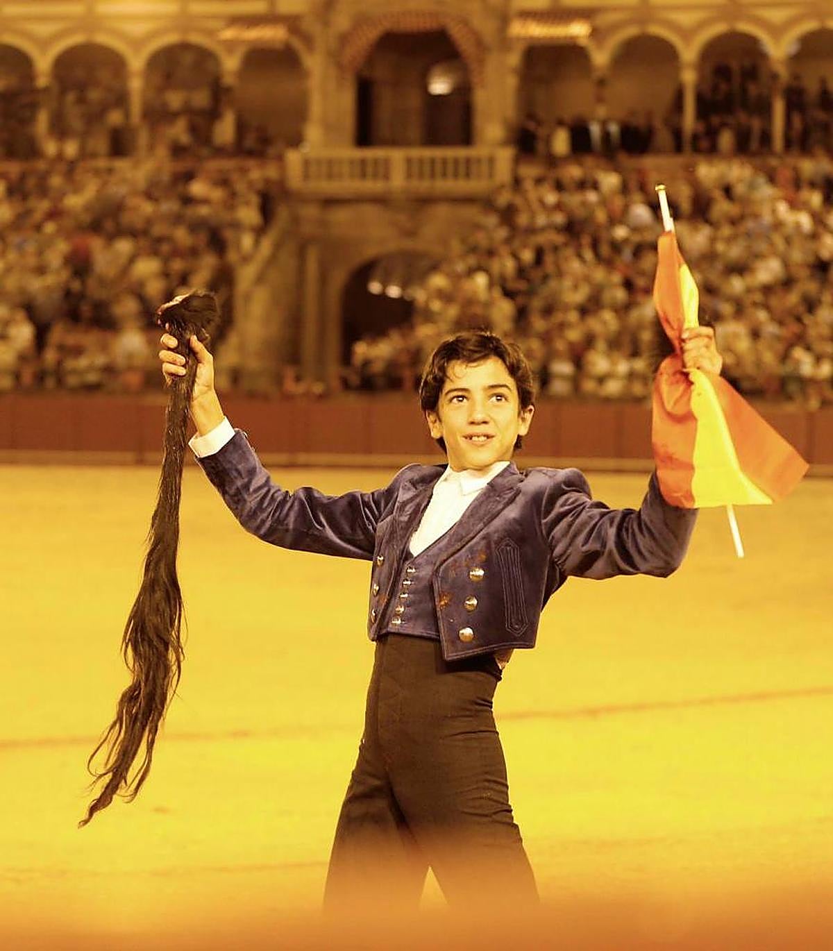 Marco Pérez, en La Maestranza de Sevilla.