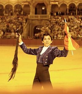 Marco Pérez, en La Maestranza de Sevilla.