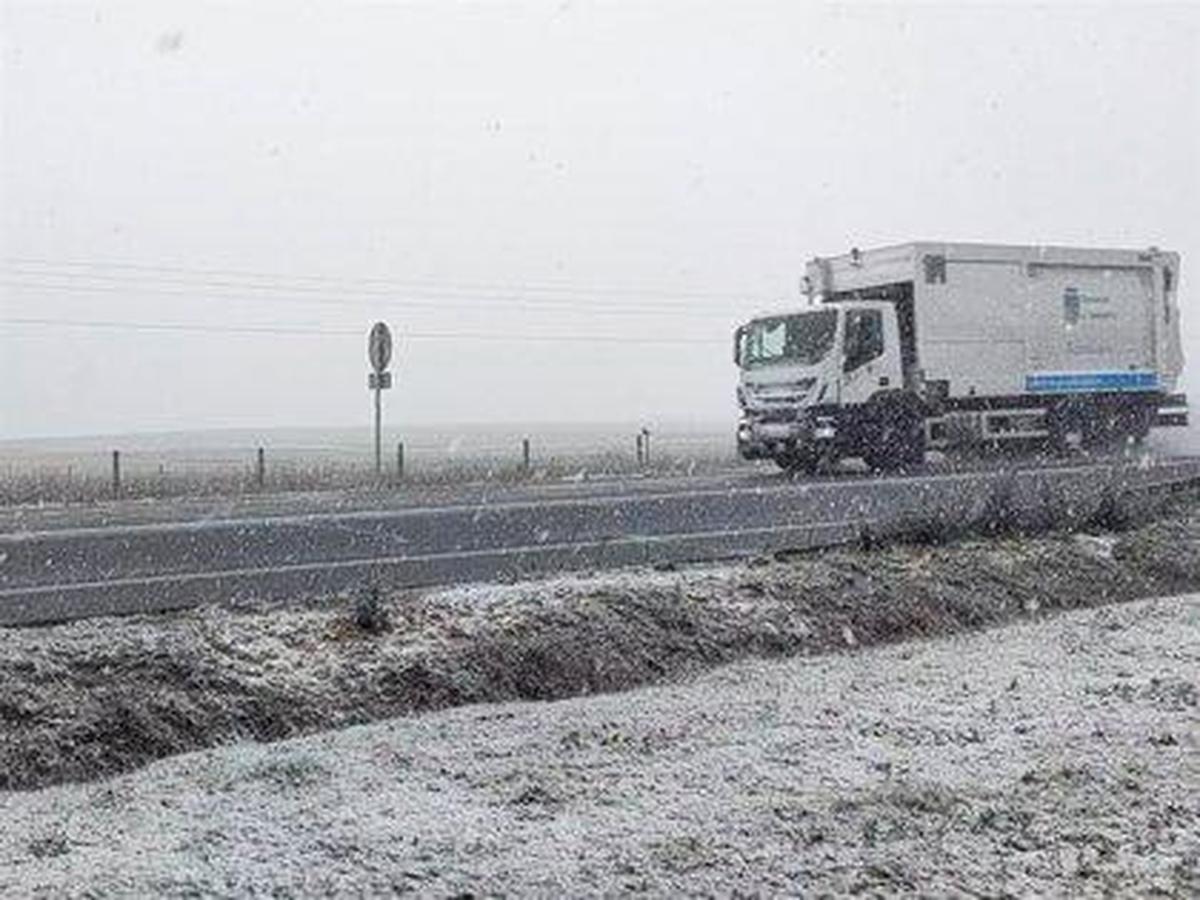 Nieves en la provincia de Salamanca