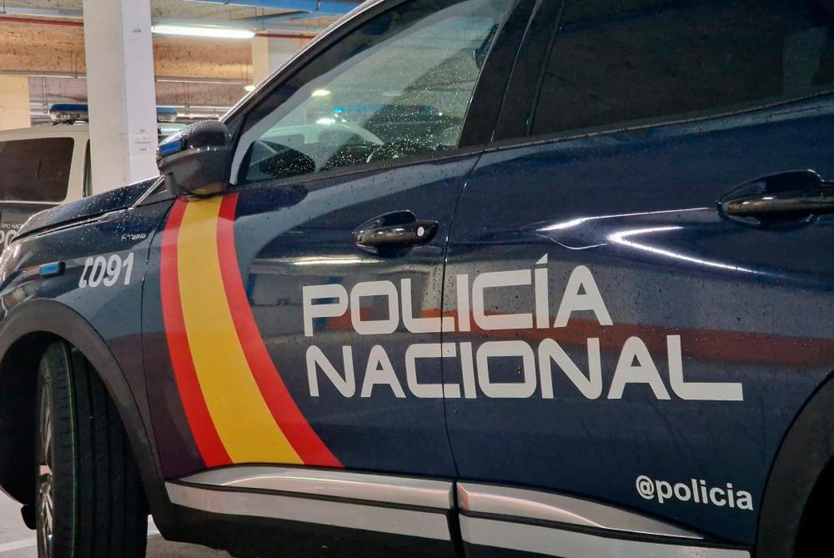 Una patrulla de la Policía Nacional se llevó detenido al caco.