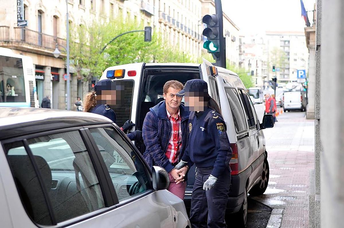 El marroquí Mustapha El Farrouj, a su llegada a la Audiencia Provincial en 2016.