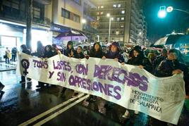 La cabeza de la manifestación