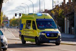 Una ambulancia del 112