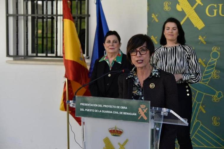 La hasta este miércoles directora de la Guardia Civil, María Gámez.