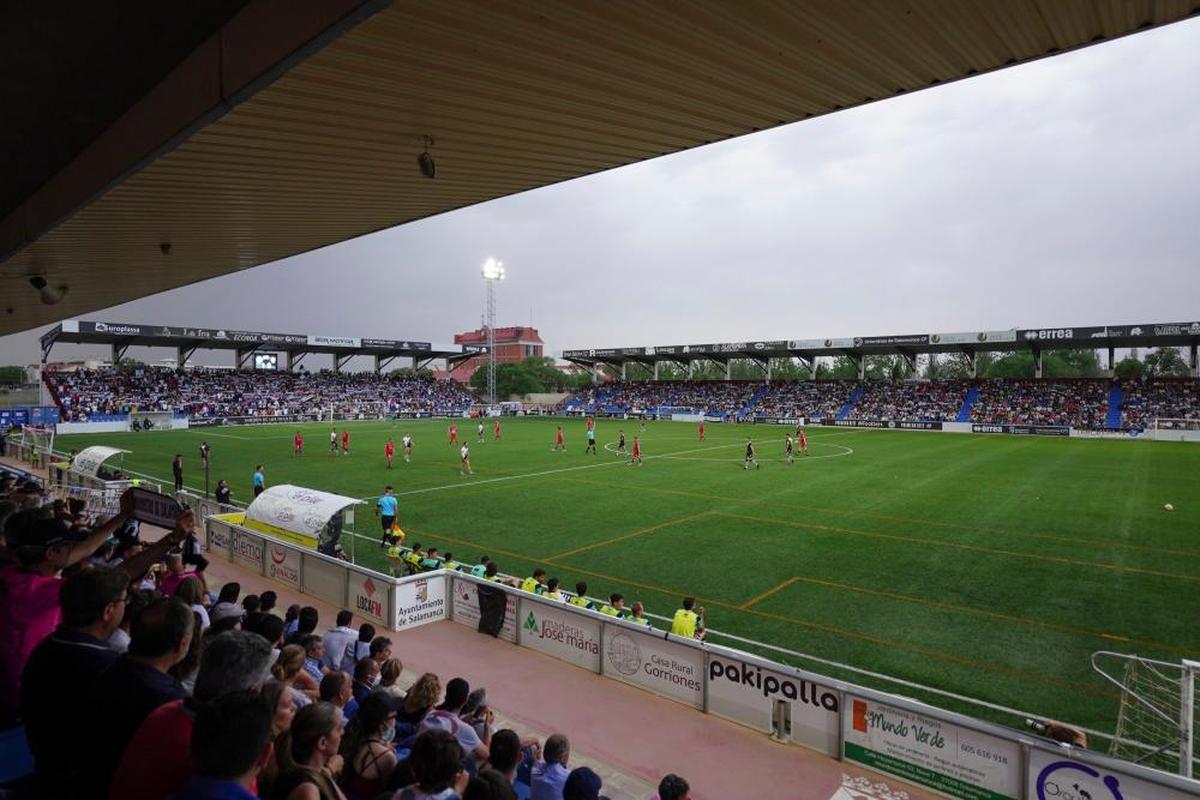 El Reina Sofía en el partido de la pasada temporada contra el Calahorra.