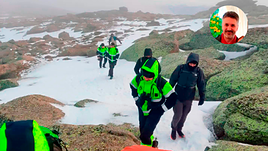 El montañero José Antonio Martínez.