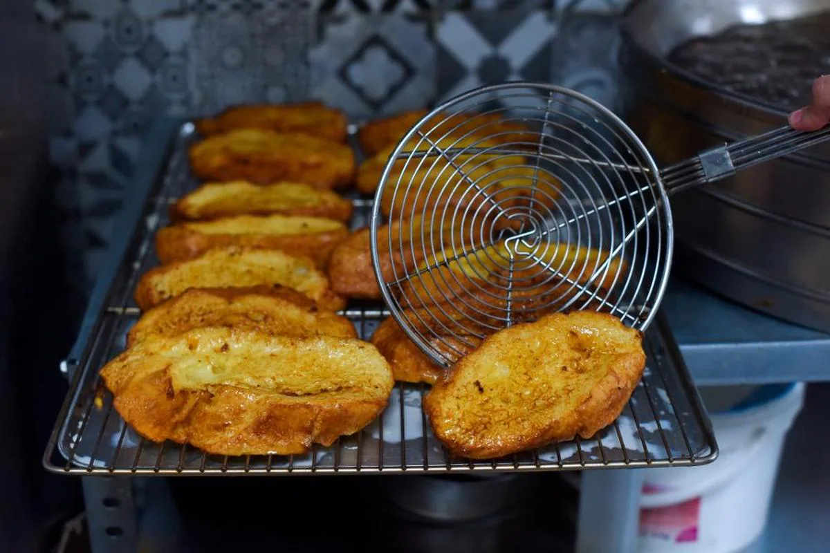 Torrijas recién hechas.