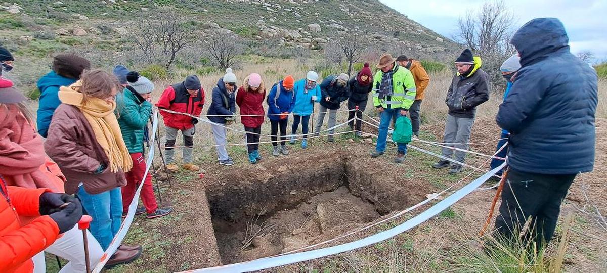 Imagen de la visita guiada realizada este año y organizada desde Puente del Congosto