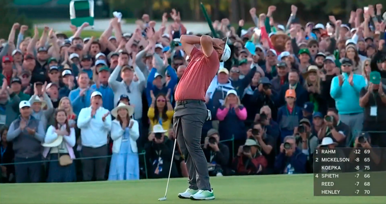 Rahm se enfunda la sexta chaqueta verde del golf español tras conquistar el Masters de Augusta