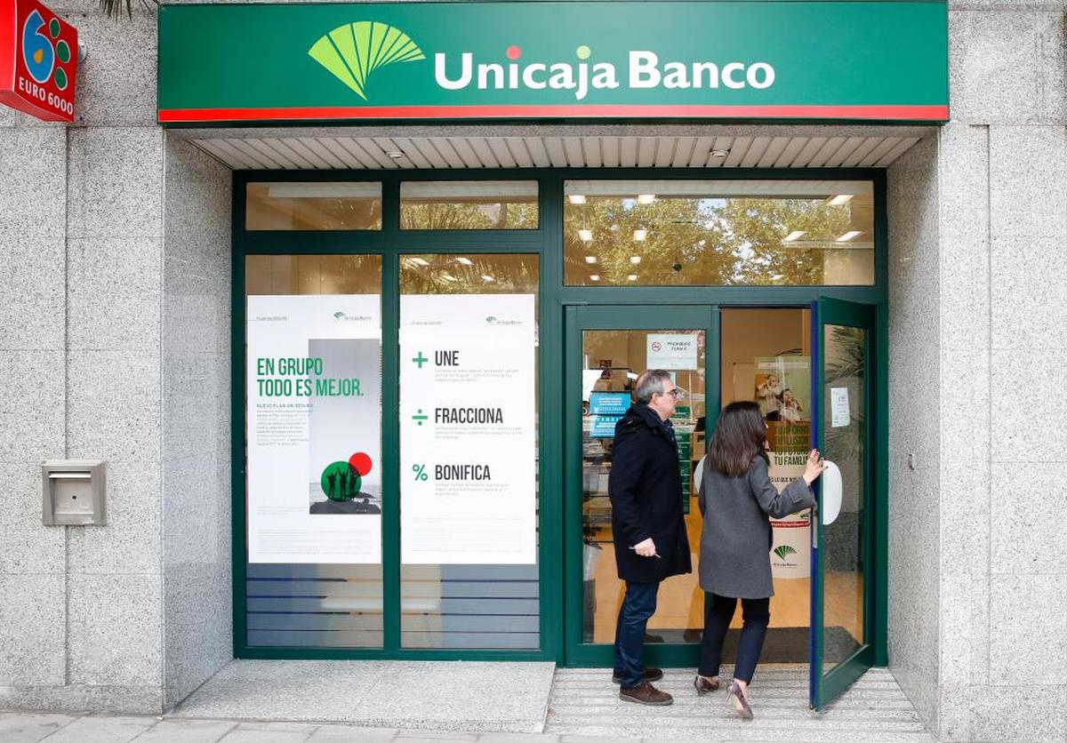 Una sucursal de Unicaja Banco