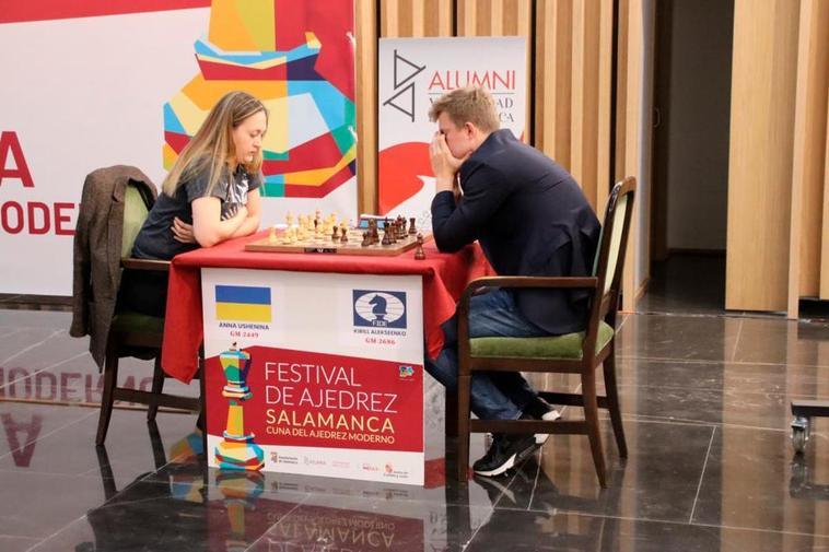 Ucrania y Rusia en Salamanca solo juegan al ajedrez