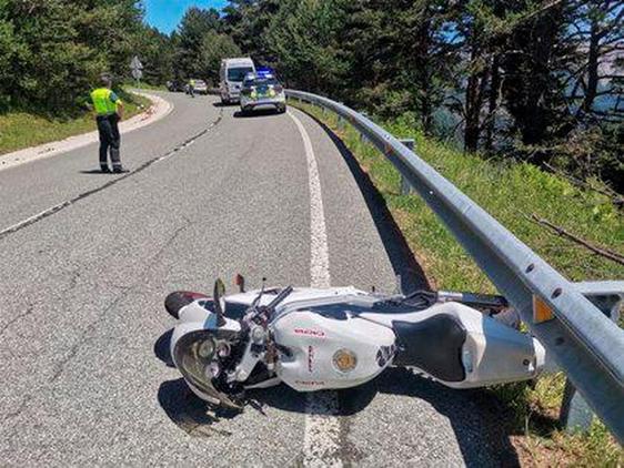Fallece un motorista en un accidente en Cuenca