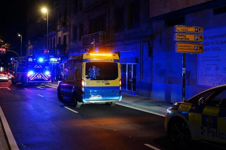 Trasladada al Hospital tras un accidente entre un turismo y una bicicleta en Salamanca