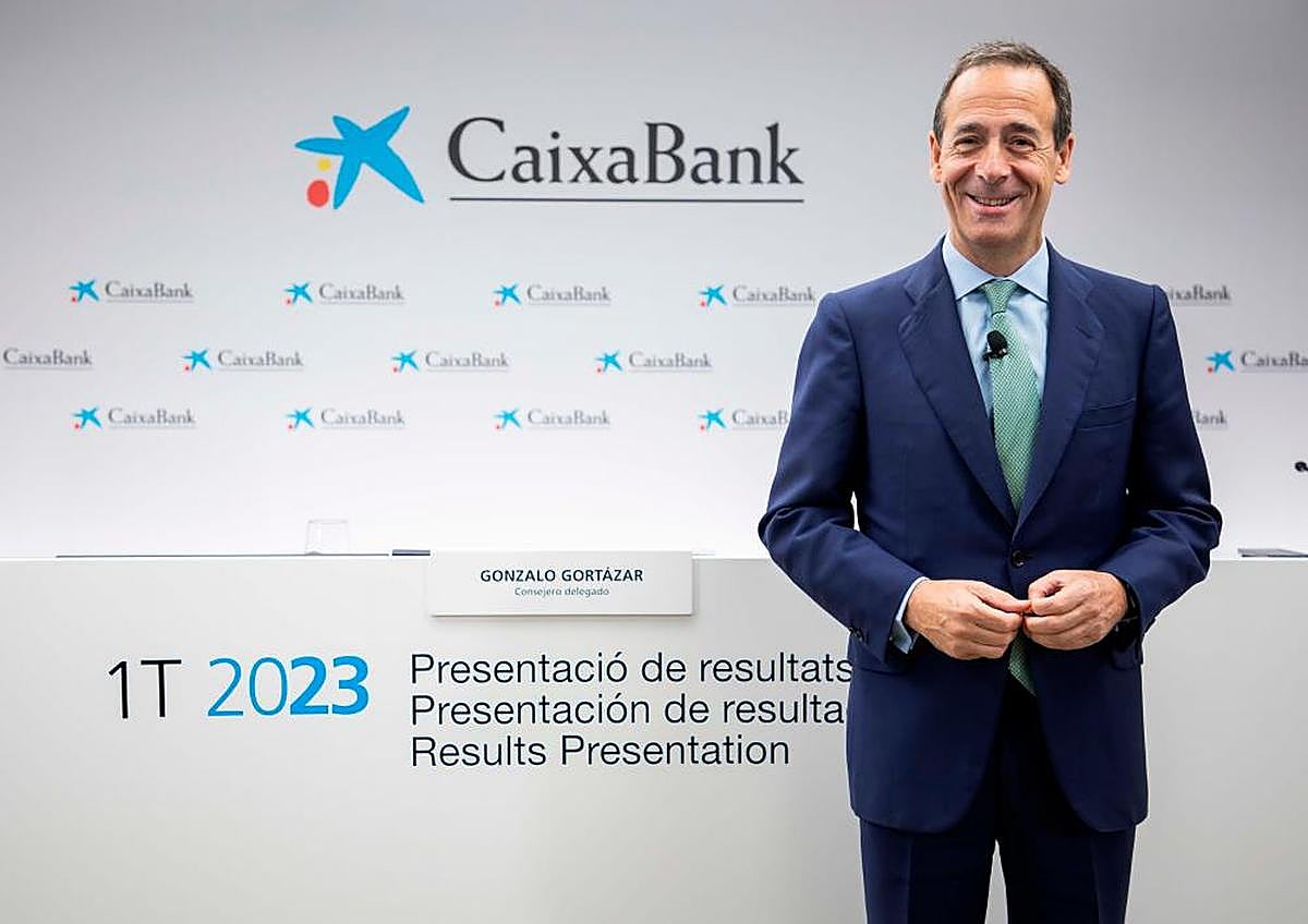 El consejero delegado del Grupo CaixaBank , Gonzalo Gortázar.