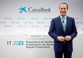 El consejero delegado del Grupo CaixaBank , Gonzalo Gortázar.