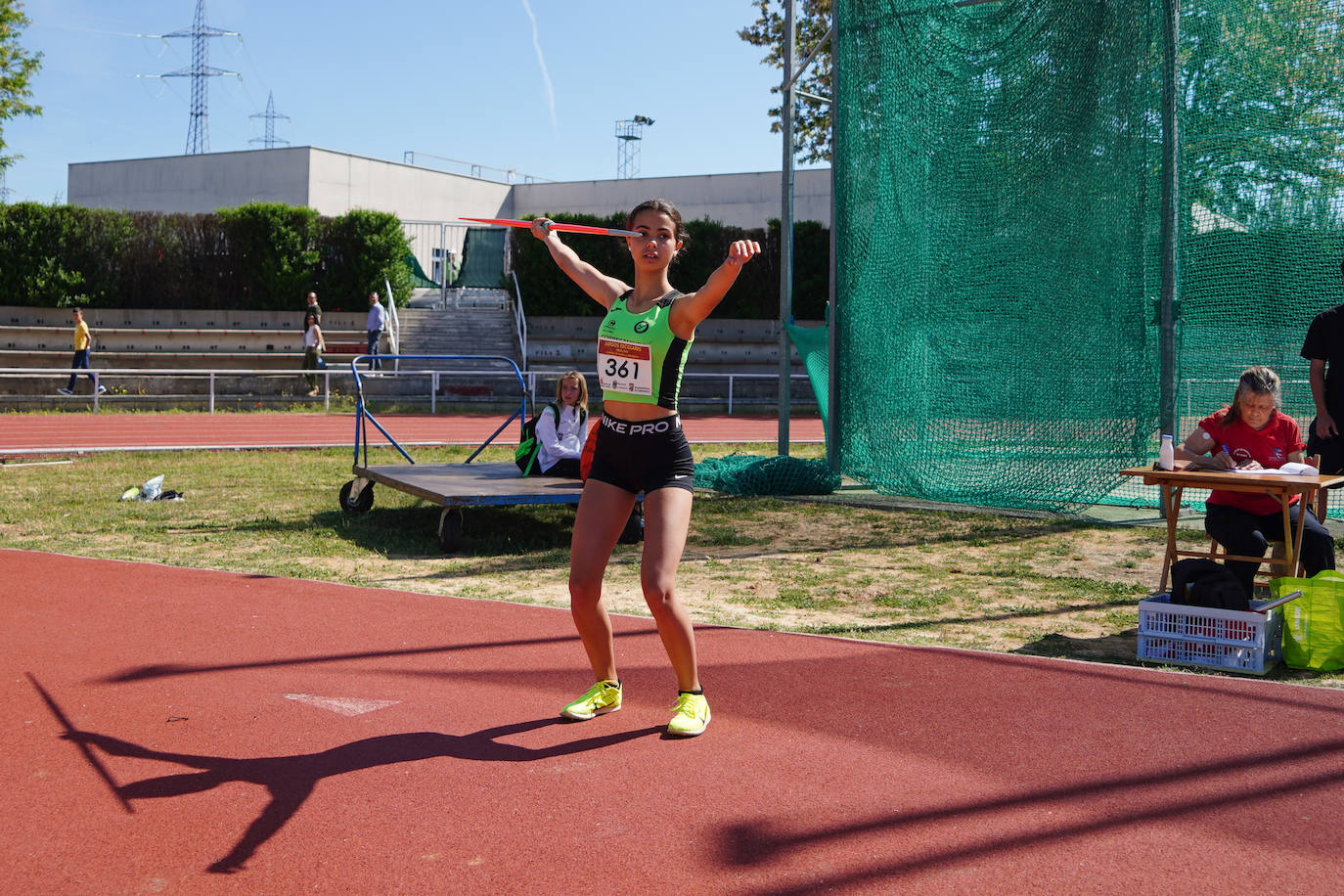 Finales de atletismo en pista de los juegos escolares