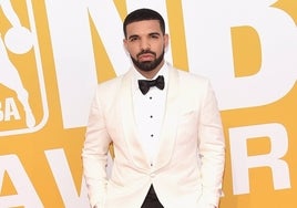 El cantante Drake en Photocall