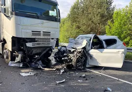 El accidente mortal ocurrido el 9 de mayo en Nava de Francia.