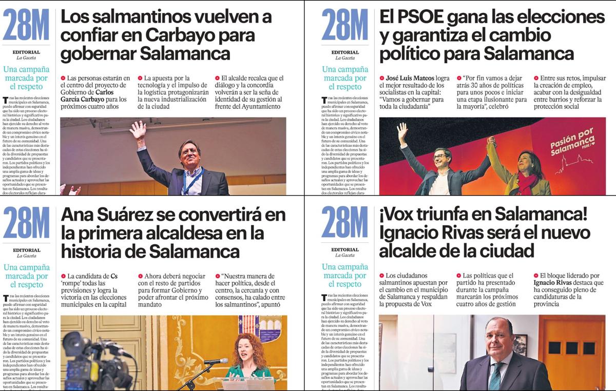 La portada de LA GACETA con la que sueñan los candidatos