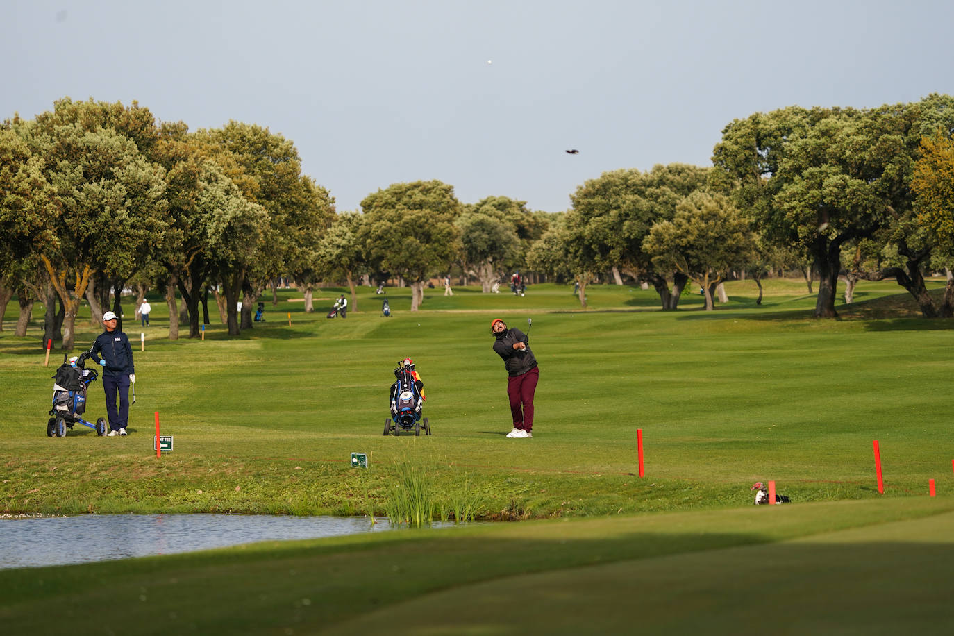 Gran ambiente, sol y mucho golf en La Valmuza