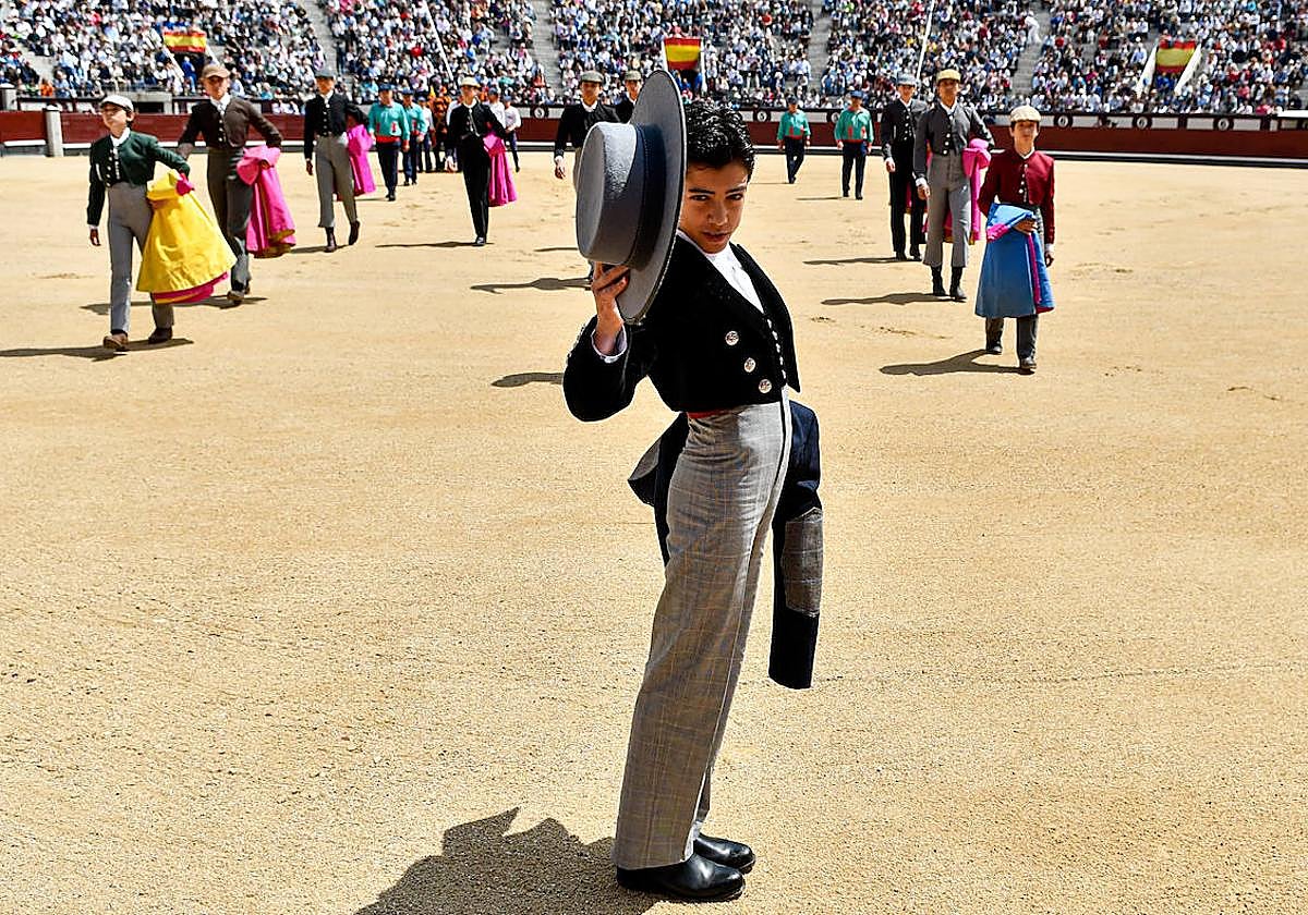 Marco Pérez, al finalizar el paseíllo en Las Ventas el pasado 15 de mayo. plaza 1