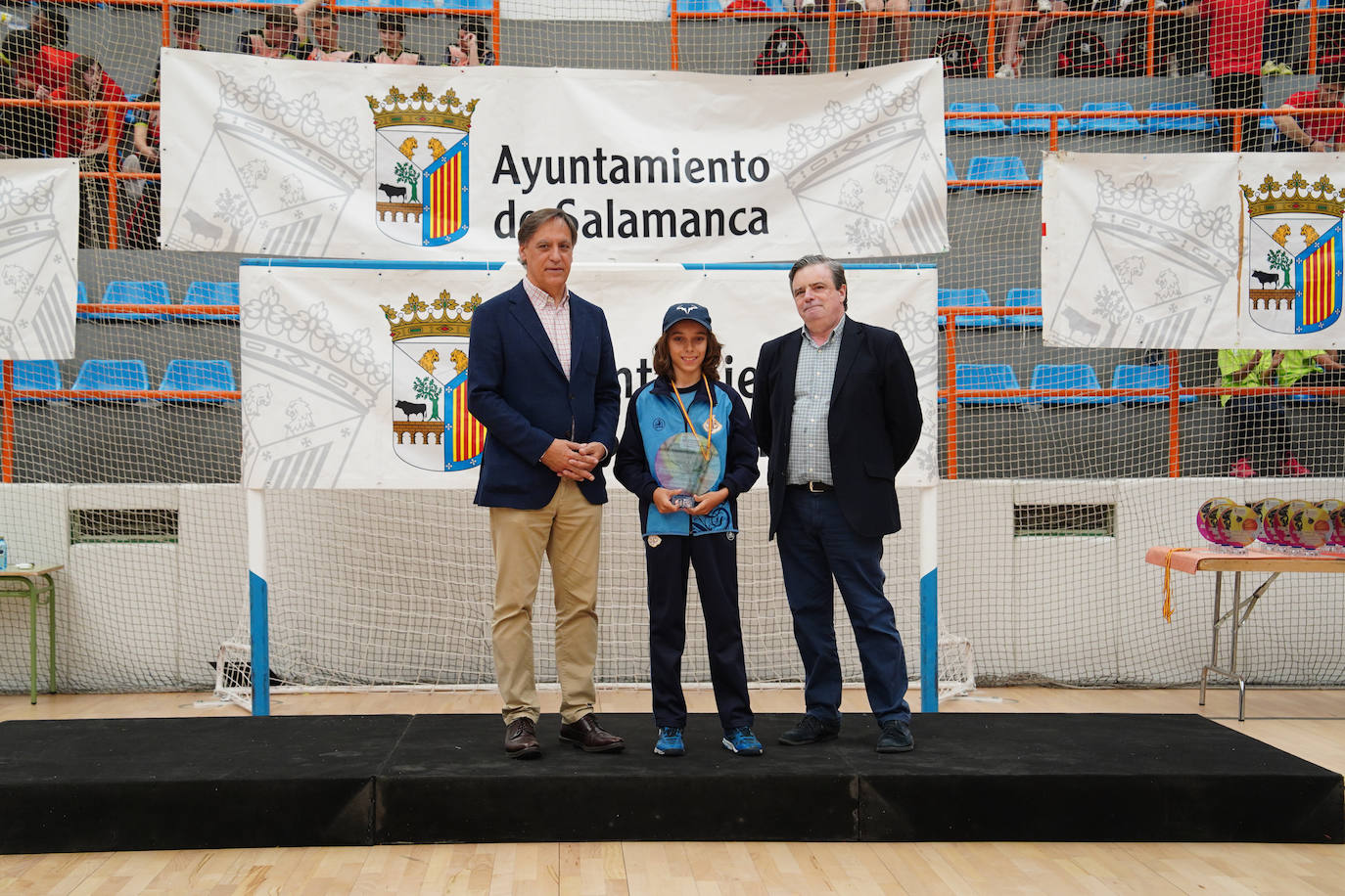 Iván Hernández, campeón alevín mixto.