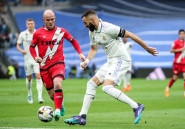 Benzema, autor del primer gol