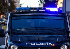 Una patrulla de la Policía Nacional de Salamanca.