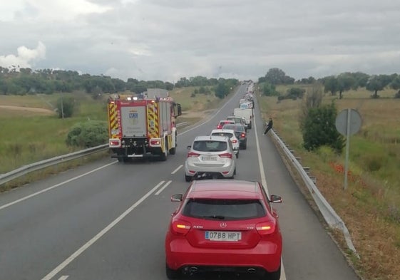 Ascienden a 5 los heridos en un accidente múltiple junto a El Encinar