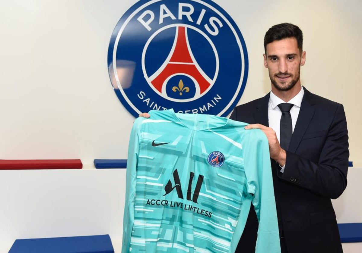 El portero del PSG, Sergio Rico