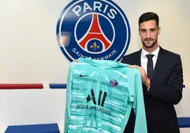 El portero del PSG, Sergio Rico