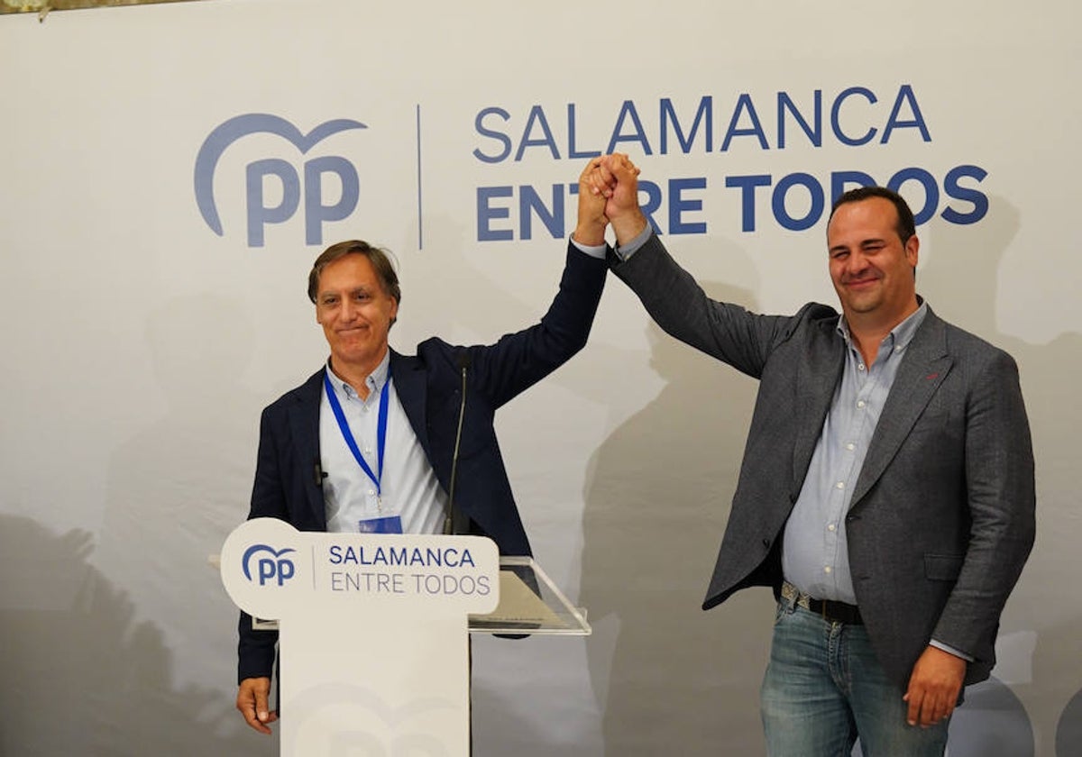 Carlos García Carbayo y David Mingo celebran la victoria