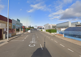 La calle donde se ha producido la explosión