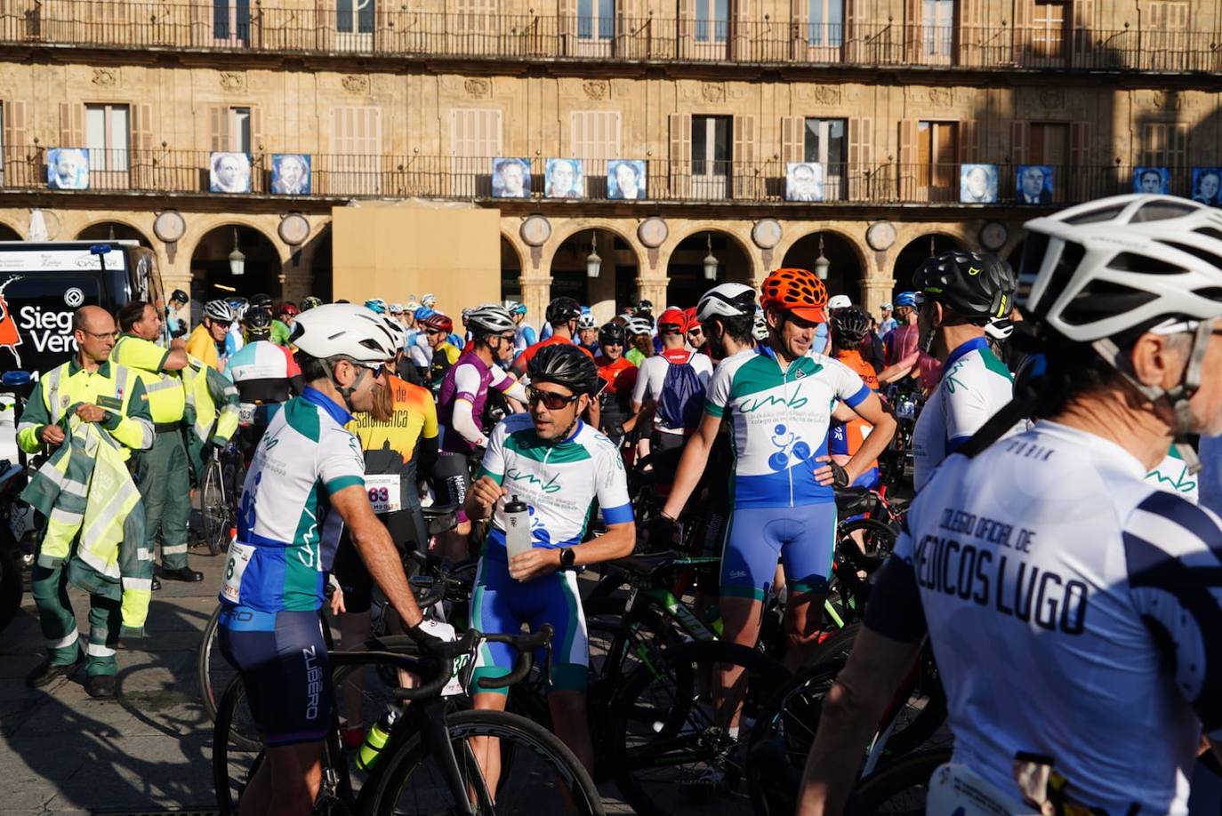 Médicos de toda España participan en un campeonato de ciclismo en Salamanca